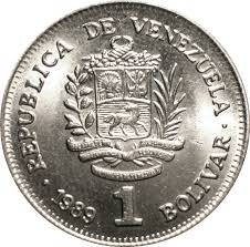 Venezuela bolívar fuerte / 32 products. 1 Bolivar Venezuela Numista