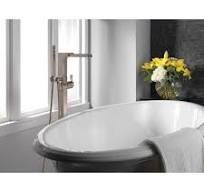 Delta Ara Collection Stainless Steel Finish Floor Mount ...