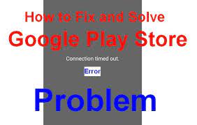 Go to settings > applications > all > google play store and hit clear cache, clear data and uninstall updates. Solved Google Play Store Connection Timed Out Android Error