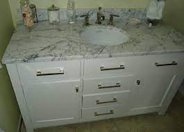 You have the option of a single vanity, which is just right for a smaller home or bathroom, or a double vanity sink, which gives everyone in your family the. File Bathroom Vanity Cabinet Including Sink And Drawers Jpg Wikimedia Commons