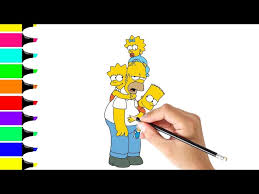 Today, have fun learning how to draw homer simpson. How To Draw Simpsons Family Cartoon Drawing And Coloring Simpsons Myhobbyclass Com