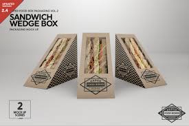Download Download Sandwich Wedge Box Packaging Mock Up Psd Mockup 4469334 Mockup Product Free Download Psd Mockup Design Template And Aset PSD Mockup Templates