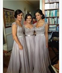 Grey Bridesmaid Dresses I Really Like This One With Images Lace Bridesmaid Dresses Bridesmade Dresses Bridesmaid Dresses