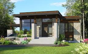 Plan 90262pd Compact Modern House Plan Small Modern Home Modern House Plans Modern House Plan
