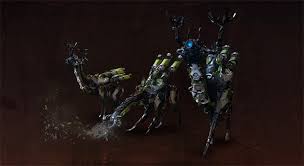 Blue when they are passive, yellow when they are suspicious and red when they attack. Ranking The Robot Dinosaurs Of Horizon Zero Dawn Paste