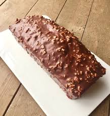 Cake Marbre Et Glacage Rocher Chocolat Au Lait Eclats D Amandes Rochers Chocolat Recette Cake Sucre Recette Chocolat