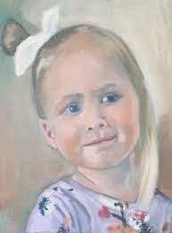 My grandchild, acrylic