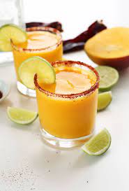 Chili Lime Mango Margaritas Minimalist Baker Recipes Recipe Chili Lime Mango Margarita Mango Margarita Tequila Drinks Easy
