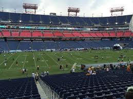 Nissan Stadium Section 115 Row Hh Seat 3 Tennessee