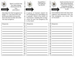 Common Core Journeys Book Trifold For Story Quest For The Tree Kangaroo By Sy Montgomery Trifold For Lesson 1 6 Common Core Houghton Mifflin Trifolds