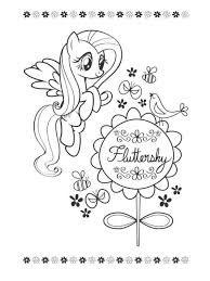 Opens in a new window; Mlp Coloring Fluttershy Coloring Page My Little Pony Coloring Pages