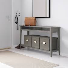 Liatorp Console Table Grey Glass 133x37 Cm Ikea Ireland In 2020 Narrow Hallway Table Glass Console Table Entryway Console Table