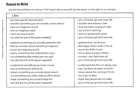 i-am-poem template + example – Today We Learn