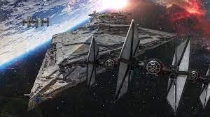 Star Wars Tie Fighter Star Wars The Force Awakens Star Wars Movies Artwork 1080p Wallpaper Star Wars Wallpaper Star Destroyer Wallpaper Star Wars Awesome