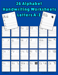 Teach your pupils to dot their i's and cross their t's with our alphabet handwriting worksheets that doubles as a correct letter formation chart. 26 Printable Alphabet Handwriting Worksheets Uppercase And Lowercase Letters Uncheckedlife