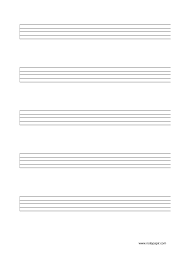 Paper: Music Note Paper Template
