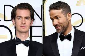 Watch Ryan Reynolds and Andrew Garfield Kiss at the 2017 Golden Globes |  Glamour