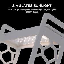 Mindful Design Led Indoor Herb Garden With Timer At Home Mini Planter Kit For Herbs More Info Could Be Found At The Image In 2020 Indoor Herb Garden Indoor Design