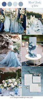 When burgundy is used as an accent color, it is still romantic and inspiring. 10 Prettiest Blue Wedding Color Combos For 2018 2019 Elegantweddinginvites Com Blog