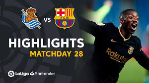 This atletico madrid live stream is available on all mobile devices, tablet barcelona match today. Highlights Real Sociedad Vs Fc Barcelona 1 6 Youtube