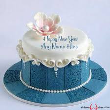Best New Year Celebration Pearl Cake With Name Cake Name Pearl Cake Cake