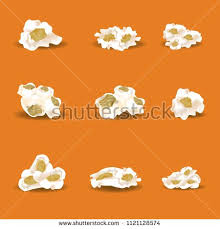 Set Of Realistic Popcorn Elements High Detailed Vector Elements Realistic Vector