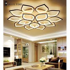 Bedroom ceiling lighting ideas is the very personal spot in the home. Modern Led Ceiling Lights For Living Room Bedroom Dining Room Fixtures White Finished Acrylic Elegant Ceiling Lamp Ac 220v 110v Ceiling Lights Aliexpress