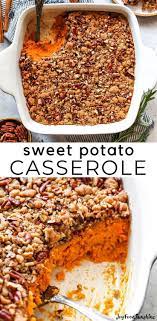 Best Sweet Potato Casserole Recipe Sweet Potato Casserole Sweet Potato Recipes Casserole Best Sweet Potato Casserole