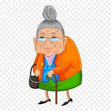 Thumb Image - Cartoon Old Lady, HD Png Download - vhv