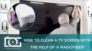The dark screen will help you see your dirty spots better and clean more effectively. How To Clean An Led Lcd Or Plasma Tv Screen W Best Microfiber Cleaning Cloth Youtube
