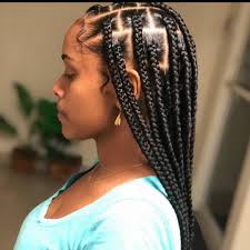 Standard box braids tend to be on the skinnier side, but thicker versions of this protective hairstyle offer up a slightly different way to wear the look. Quick Braids Styles See More Ideas About Braid Styles Natural Hair Styles Hair Styles
