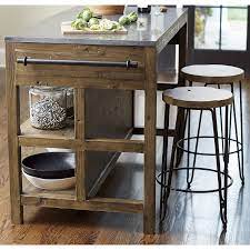 Bluestone Reclaimed Wood Large Kitchen Island Crate And Barrel Wood Kitchen Island Kitchen Island Table Rustic Kitchen Island