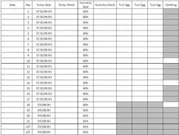 Judicious Chicken Incubation Chart Candling Chart Henderson