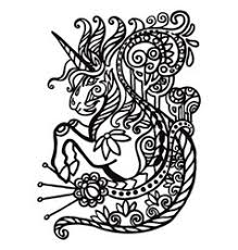 Use these mandala designs to make wall art or stick them into your bullet journal for hours of coloring fun. Unicorn Mandala Doodle Vector Images Over 100