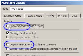 Hide Pivot Table Buttons And Labels Contextures Blog