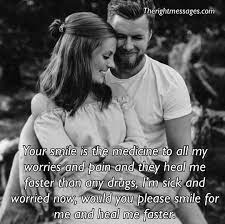Find many beautiful and heart touching, good morning messages writen only for her; Sweet Messages Quote For Him To Make Him Smile The Right Messages