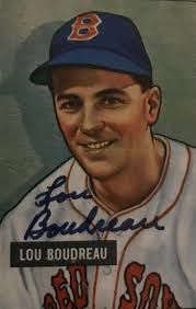 Lou Boudreau Signed 1951 Bowman Card, Beckett Certified & Slabbed