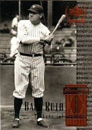 BABE RUTH 1999 UPPER DECK CENTURY LEGENDS "SAMPLE" CARD #1 NEW YORK YANKEES 