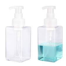 Мыло жидкое xiaomi для для дозатора mijia automatic foam soap dispenser white, 320 мл, 3 шт. Amazon Com Uujoly Foaming Soap Dispenser 450ml 15oz Refillable Pump Bottle Plastic For Liquid Soap Shampoo Body Wash 2 Pcs Clear Beauty