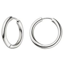 Handgefertigte sterling silber ohrringe geschmiedet, um eine schöne tropfenform. Creolen 925 Sterling Silber Ohrringe Silbercreolen Silberohrringe Kaufen Bei Lindenhall22
