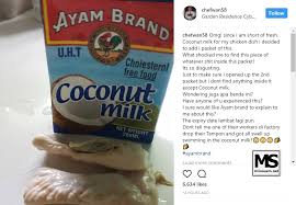 Tunggu kuih suam baru keluarkan.kalau tak habis rosak. Chef Wan Jumpa Benda Jijik Dalam Kotak Santan Ayam Brand