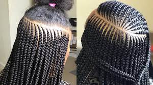 Long hair on top styled back. She Paid 1 000 For This 3 Layer Feed In Braid Style Very Detailed Tutorial Video Black Hair Information
