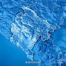 Maybe you would like to learn more about one of these? Montenegro Country 3d Render Topographic Map Blue Border Digital Art By Frank Ramspott