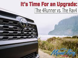 If you are looking to buy a toyota suv, you might be wondering whether the rav4 or the 4runner would be the better choice. It S Time For An Upgrade The 4runner Vs The Rav4 Mount Airy Toyota