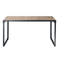 Table A Manger Indus En Sapin Et Metal 6 8 Personnes L140 Maisons Du Monde Table Salle A Manger Table A Manger Mobilier De Salon