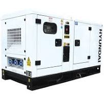 Hyundai 18kW / 22kVA Three Phase, 400v / 230v Diesel Generator, 1500rpm  Water-cooled Slow Running Genset, Silenced Canopy | DHY22KSE