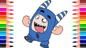 Enjoy printing and coloring online the best kizi free printable 2021 coloring pages for kids! Oddbods Pogo How To Draw And Coloring For Kids Kids Learn Drawing Youtube