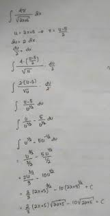Contoh soal integral akar pangkat. Integral Parsial X Akar 2x 4 Dx Akarkua