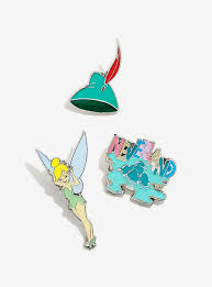 Loungefly Enamel Pin Set Peter Pan Enamel Pins Peter Pan Disney Peter Pan