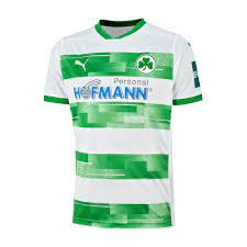 Alle infos zum verein spvgg greuther fürth ⬢ kader, termine, spielplan, historie ⬢ wettbewerbe: Spvgg Greuther Furth Trikot Home Herren 2020 2021 Sportiger De